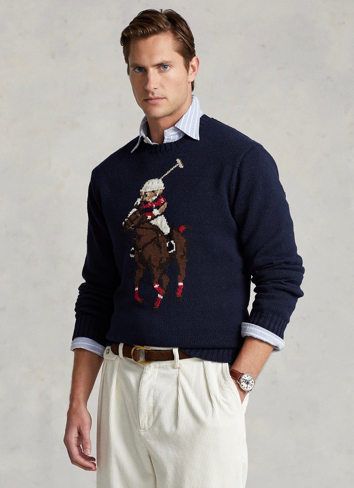 Polo Ralph Lauren Bear & Big Pony Knitted Sweater