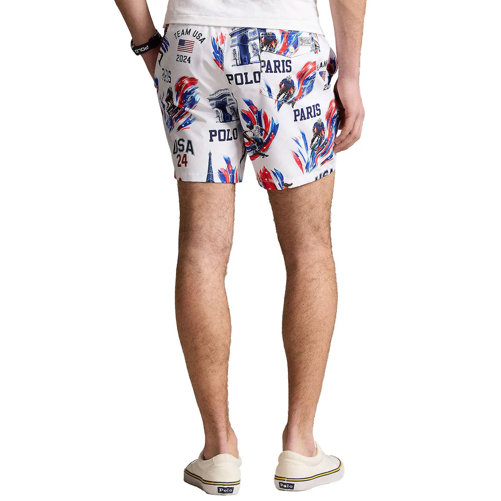 Polo Ralph Lauren Team USA 5.75-Inch Swim Trunk