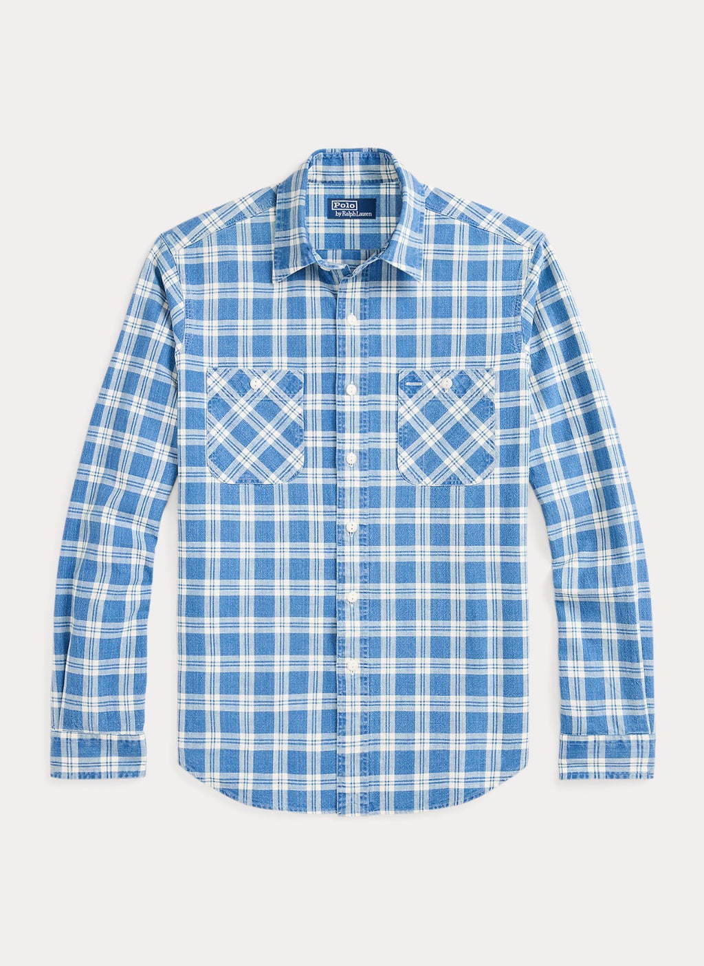 Polo Ralph Lauren Classic Fit Indigo Plaid Workshirt