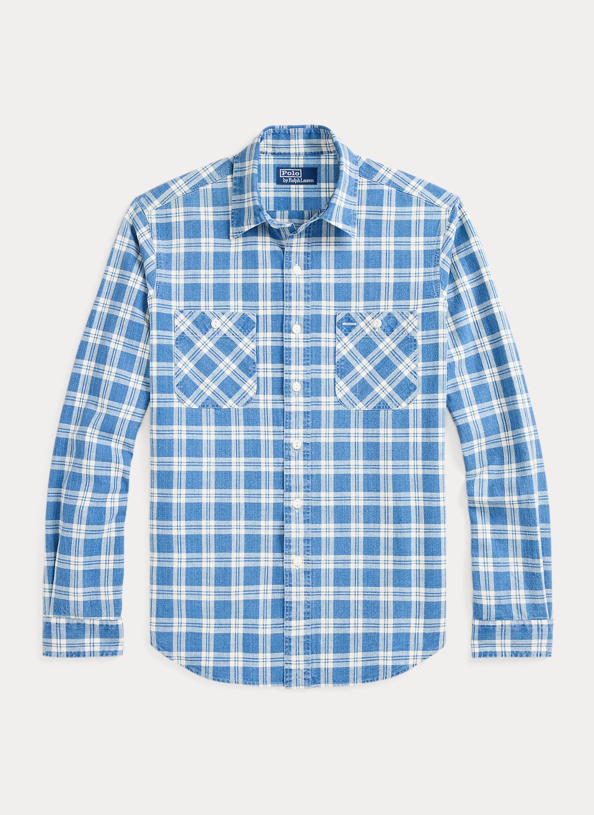 Polo Ralph Lauren Classic Fit Indigo Plaid Workshirt