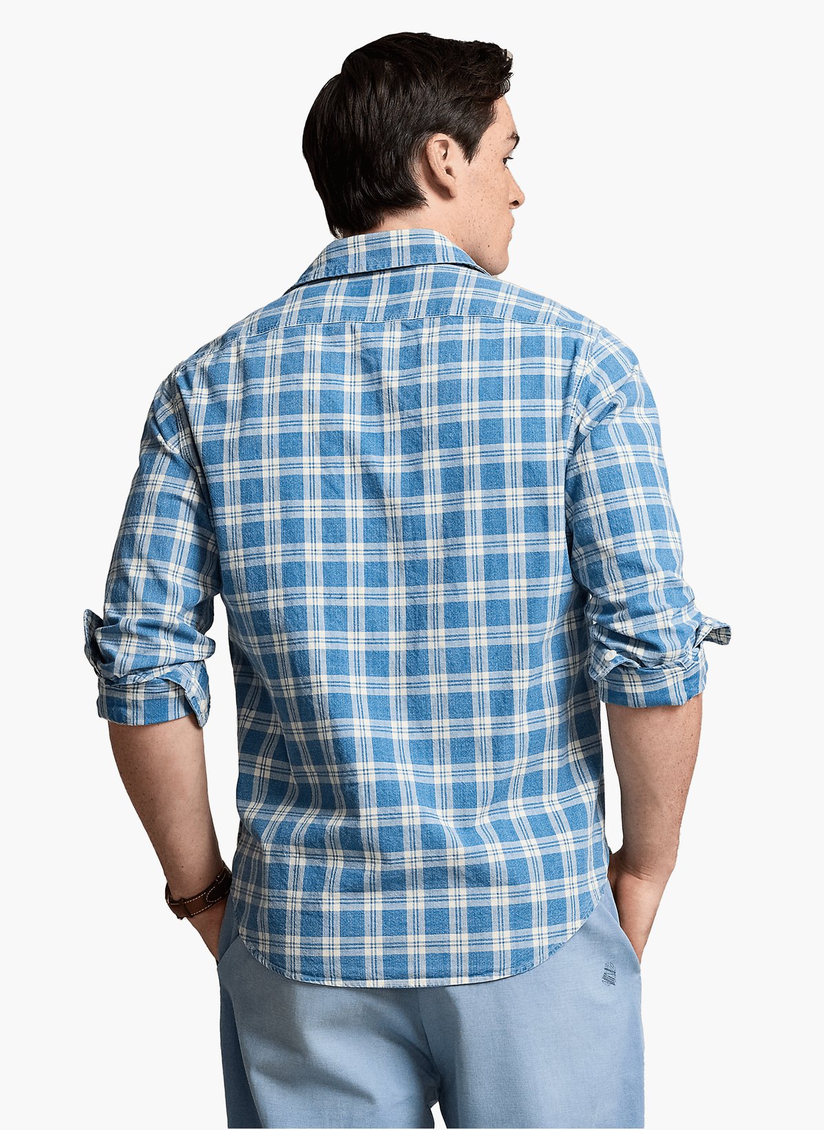 Polo Ralph Lauren Classic Fit Indigo Plaid Workshirt