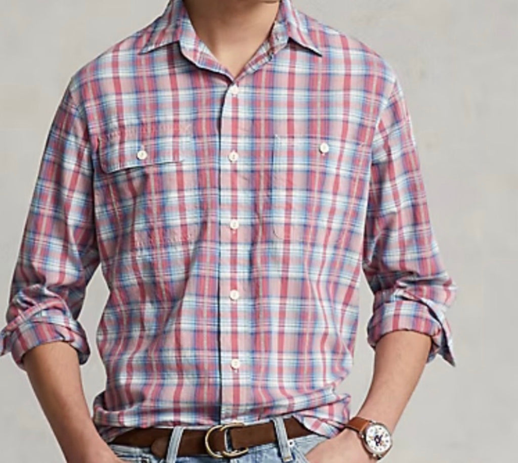 Polo Ralph Lauren Classic Fit Plaid Dobby Workshirt