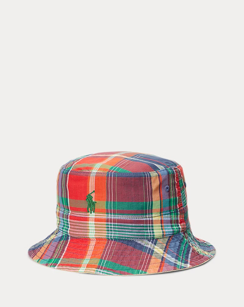 Polo Ralph Lauren Men's Reversible Madras Bucket Hat