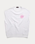 Unisex Pink Pony Sleeveless Fleece Sweatshirt