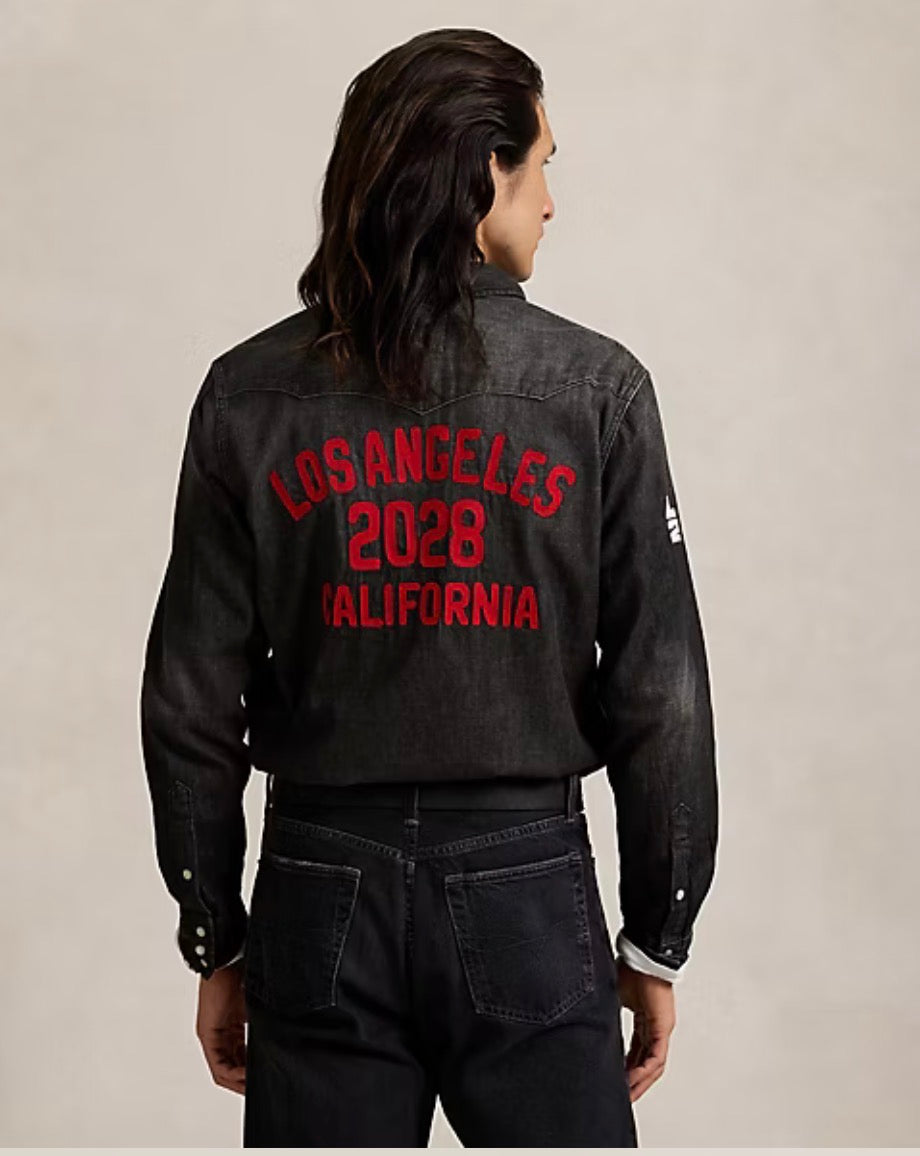 Polo Ralph Lauren LA28 Olympic Oversized Denim Shirt