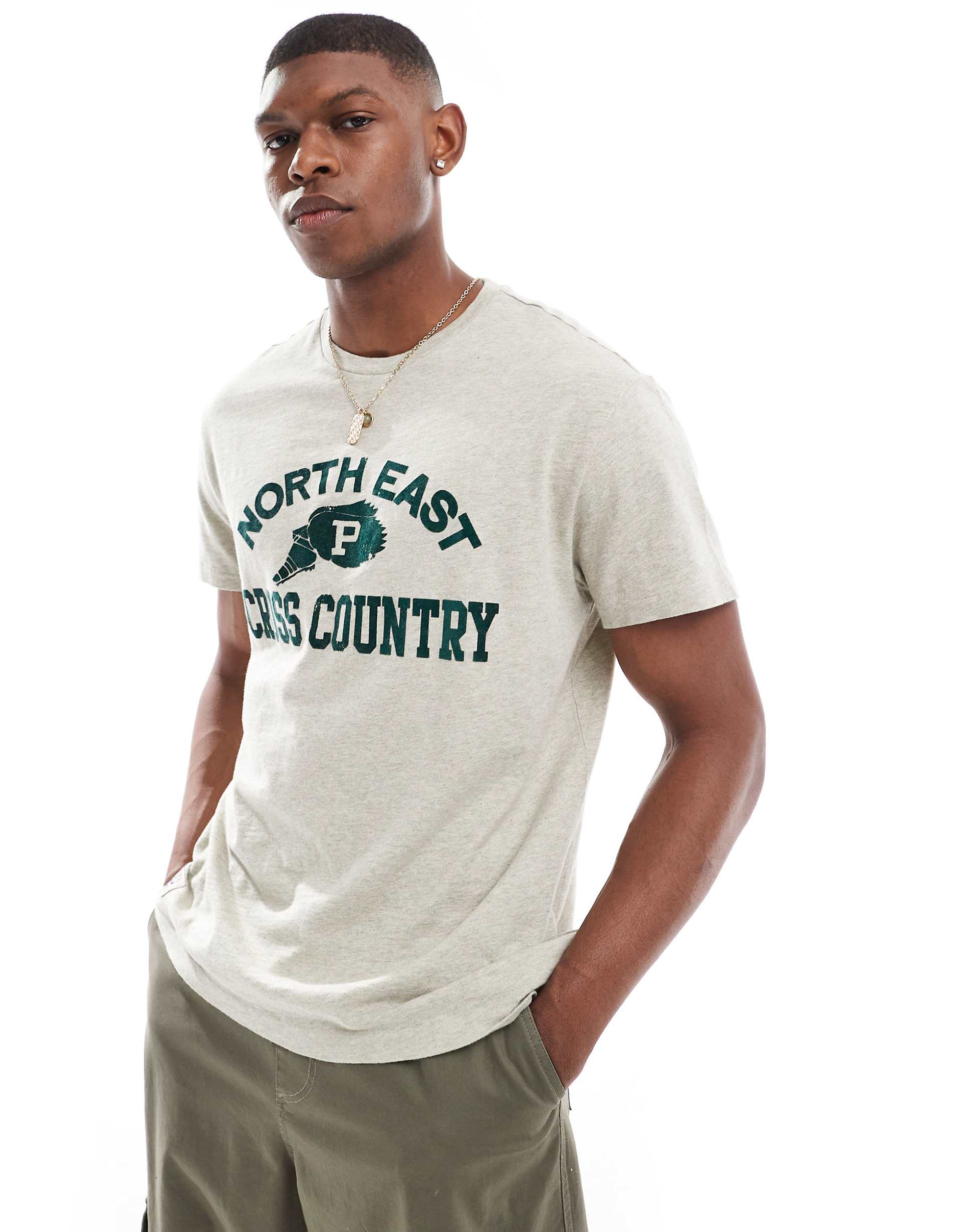 Polo Ralph Lauren North East Cross Country Classic Fit Slub Jersey Graphic T-Shirt